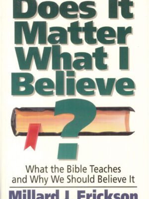 Does it matter what we believe? – What the bible taches and why we should believe it