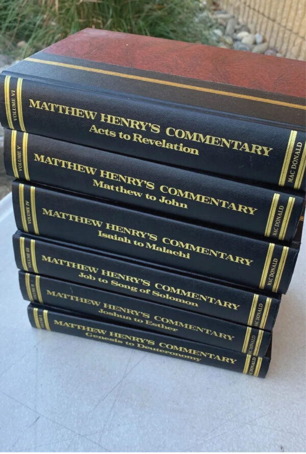 Mathew Henry’s Commentary vol 6 – Acts to Revelation