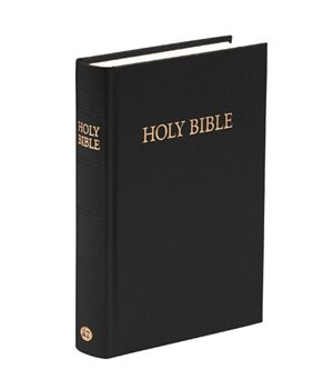 Royal Ruby Text Bible - Black Hardback