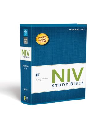 NIV Study Bible, Personal Size, Paperback, Red Letter Edition