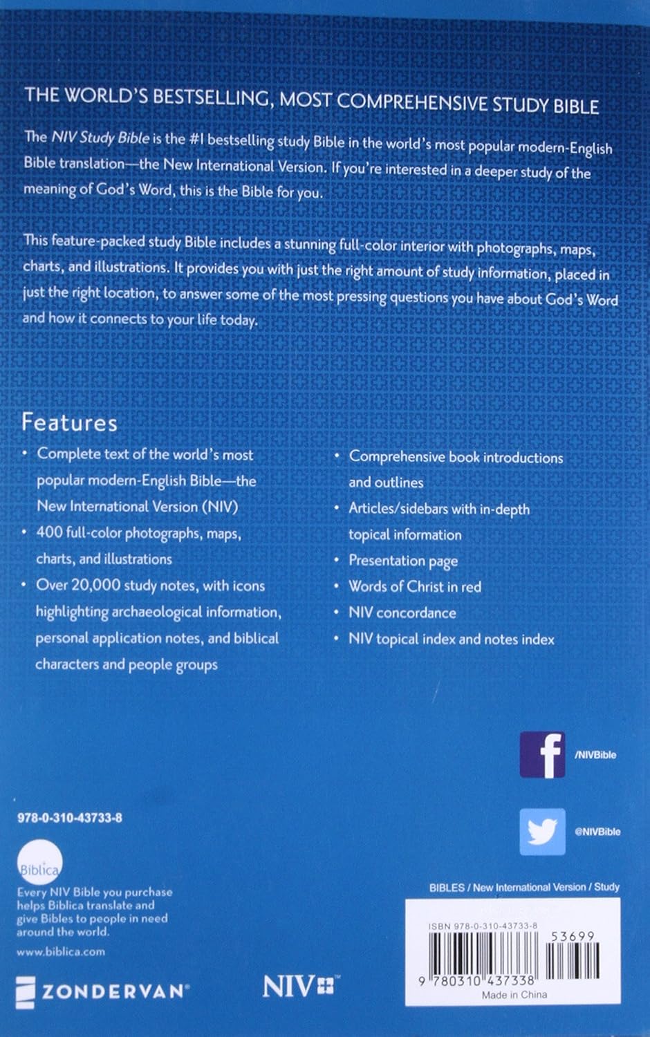 NIV Study Bible, Personal Size, Paperback, Red Letter Edition - Image 5