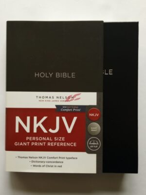 NKJV Holy Bible Personal Giant Print Reference Bible HC Red Letter Comfort Print
