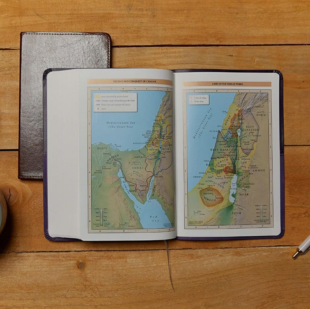 BN KJV, Value Thinline Bible, Large Print, Leathersoft, Gray, Red Letter, Comfort Print: Holy Bible, King James Version, Charcoal Grey, 11.5 Point - Image 3