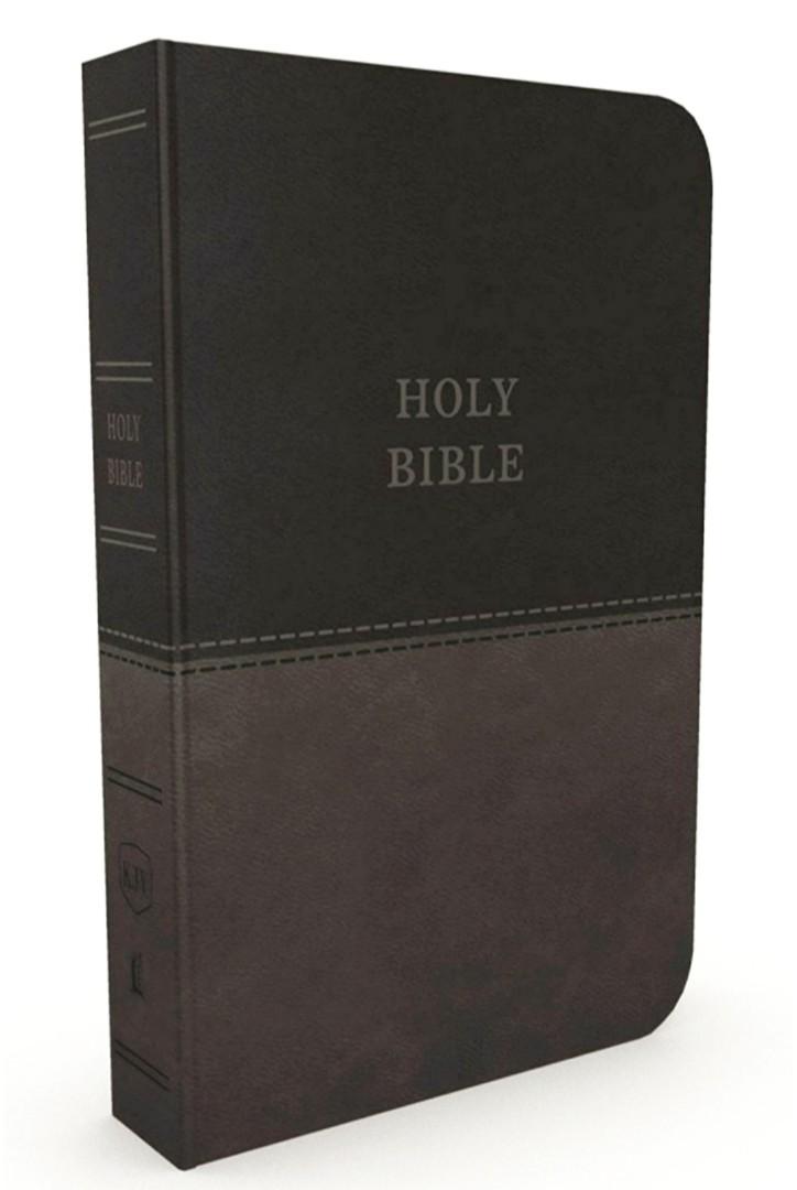 BN KJV, Value Thinline Bible, Large Print, Leathersoft, Gray, Red Letter, Comfort Print: Holy Bible, King James Version, Charcoal Grey, 11.5 Point - Image 5