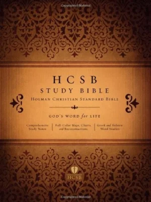 HCSB Study Bible, Brown/Tan LeatherTouch Indexed by The HCSB Translation Team (2010, Imitation Leather)