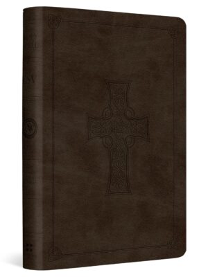 ESV - Compact Bible (Trutone, Olive, Celtic cross)