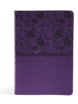 Holman Study Bible: NKJV Edition, Purple LeatherTouch, Indexed Imitation Leather