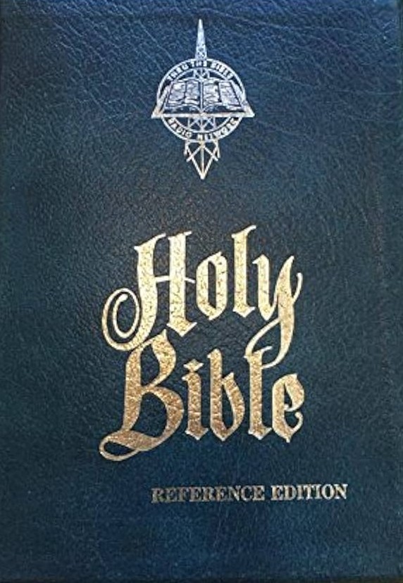 Holy Bible - Reference Edition - KJV - Thru The Bible Radio - Green Genuine Leather