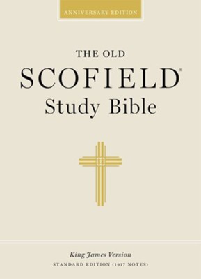 The Old Scofield Study Bible, Standard Edition, 1917 KJV, Burgundy Bonded Leather, Indexed, Red Letter Ed.