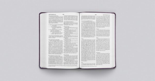 ESV Large Print Value Thinline Bible (TruTone, Lavender, Filigree Design) - Image 2