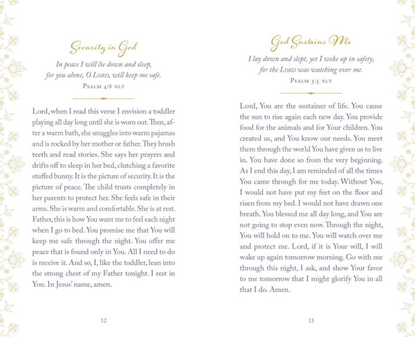 200 Nighttime Prayers for Women: Words of Comfort for a Sweet, Peaceful Sleep (Hardcover) - Image 3