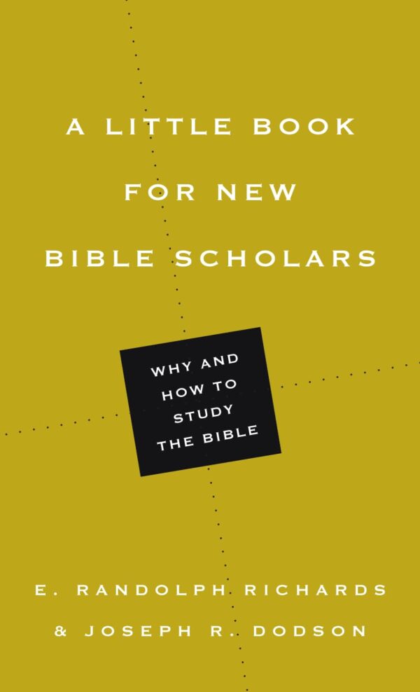Cover of a little book for new bible scholars