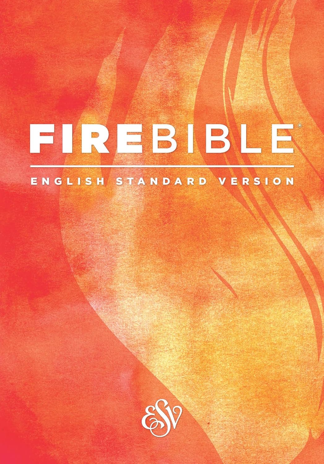 Cover of fire bible ESV hardcover by Hendrickson Bibles