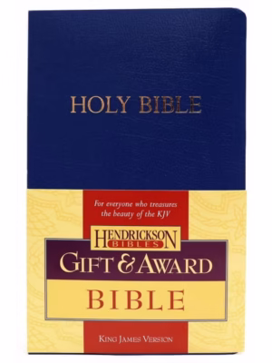 KJV Gift & Award Bible (Blue Imitation Leather)