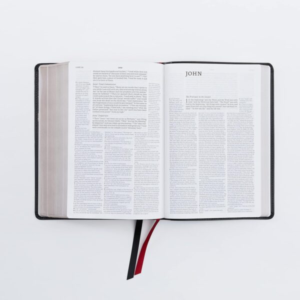 NET Bible, Full-notes Edition, Cloth over Board, Gray, Comfort Print: Holy Bible (Hardcover) - Image 3
