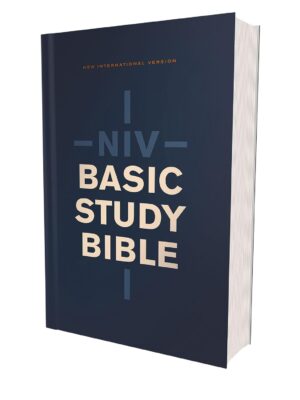 NIV Basic Study Bible: Economy Edition, Hardcover, Blue