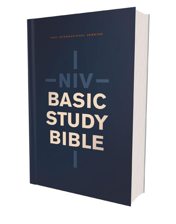 NIV Basic Study Bible: Economy Edition, Hardcover, Blue
