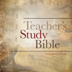 Cover of teachers study bible by KJV