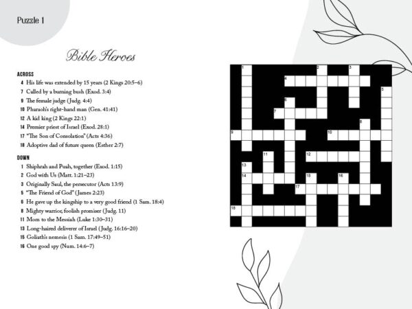 Calming Bible Crosswords: 99 Simple, Relaxing Puzzles (Paperback) - Image 2