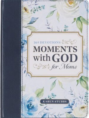 Cover of moments with God for moms limitation leather