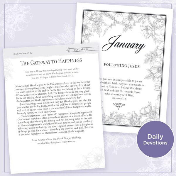 Inside of Tusting in God Devotions