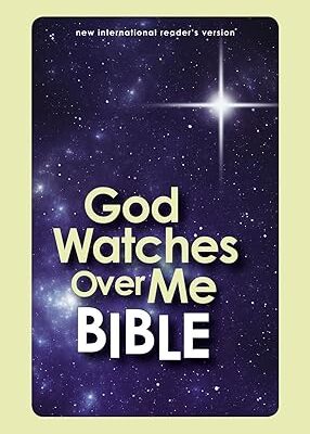 NIrV, God Watches Over Me Bible, Hardcover