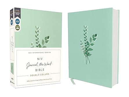 NIV, Journal the Word Bible (Perfect for Note-Taking), Double-Column, Cloth over Board, Teal, Red Letter, Comfort Print: Reflect, Take Notes, or Create Art Next to Your Favorite Verses - Image 4