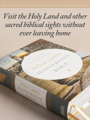 CSB Holy Land Illustrated Bible, Premium Black Genuine Leather