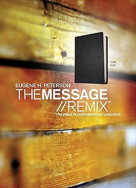 The Message//REMIX (Leather-Look, Black): The Bible in Contemporary Language - Image 3