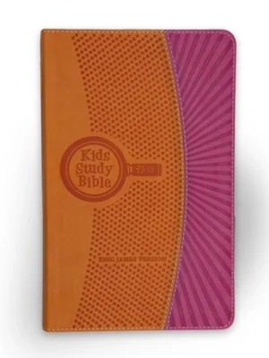 KJV KIDS STUDY BIBLE ORGANGE/PINK