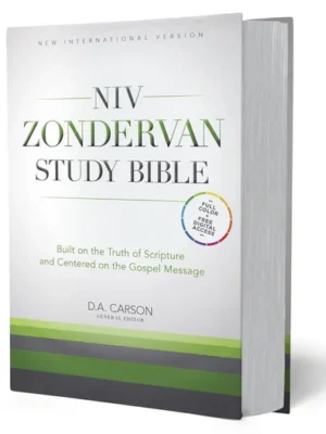 NIV Zondervan Study Bible, Hardcover: Built on the Truth of Scripture and Ce...