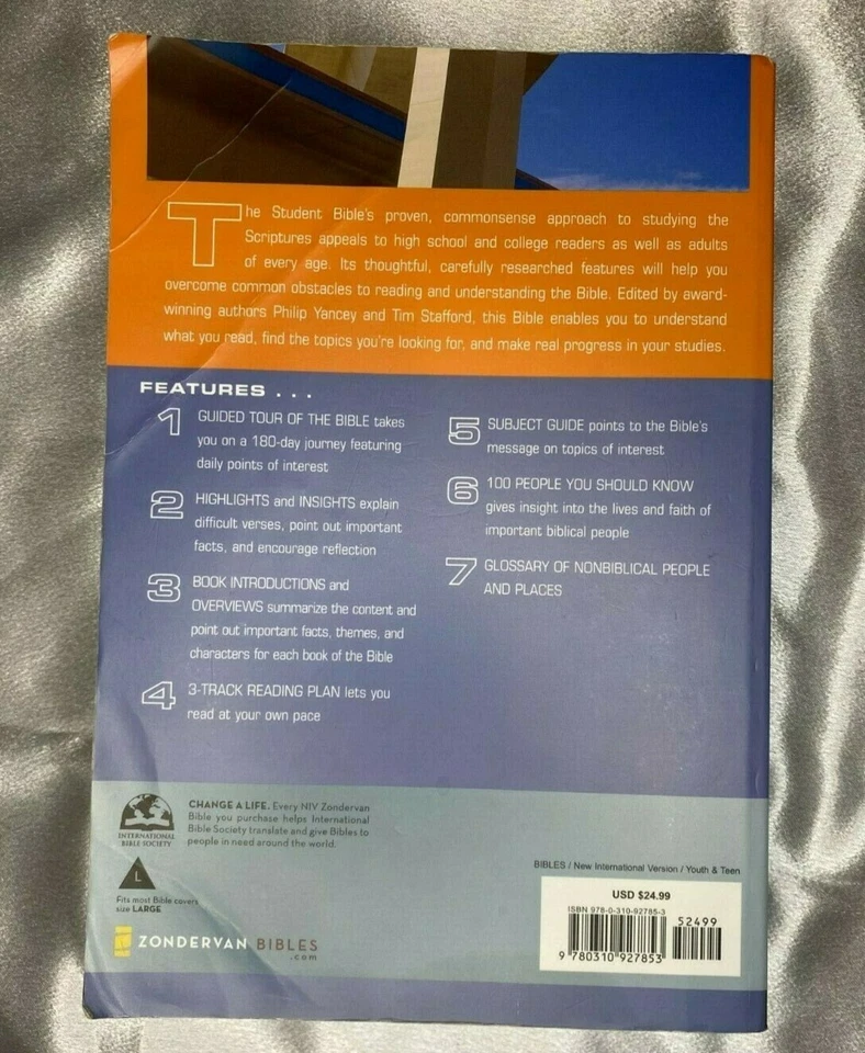 NIV Student Bible, Paperback cover - Image 5