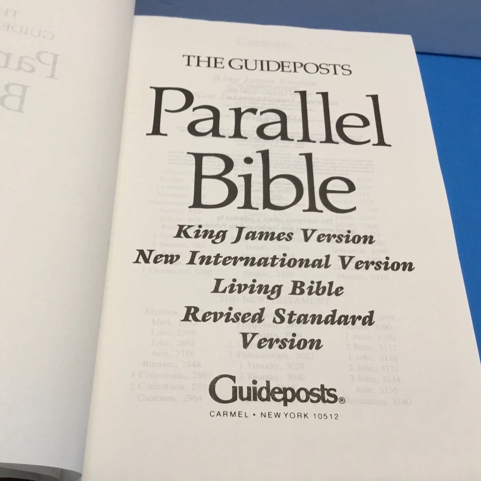 The Guideposts Parallel Bible King James Version New International Version 1981 - Image 3