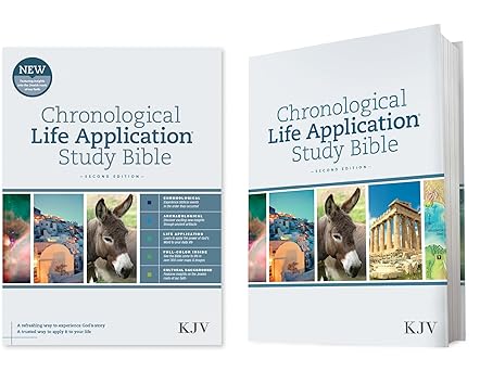 KJV Chronological Life Application Study Bible, Second Edition (Hardcover) by Tyndale (Creator) Format: Hardcoverrewf - Image 4