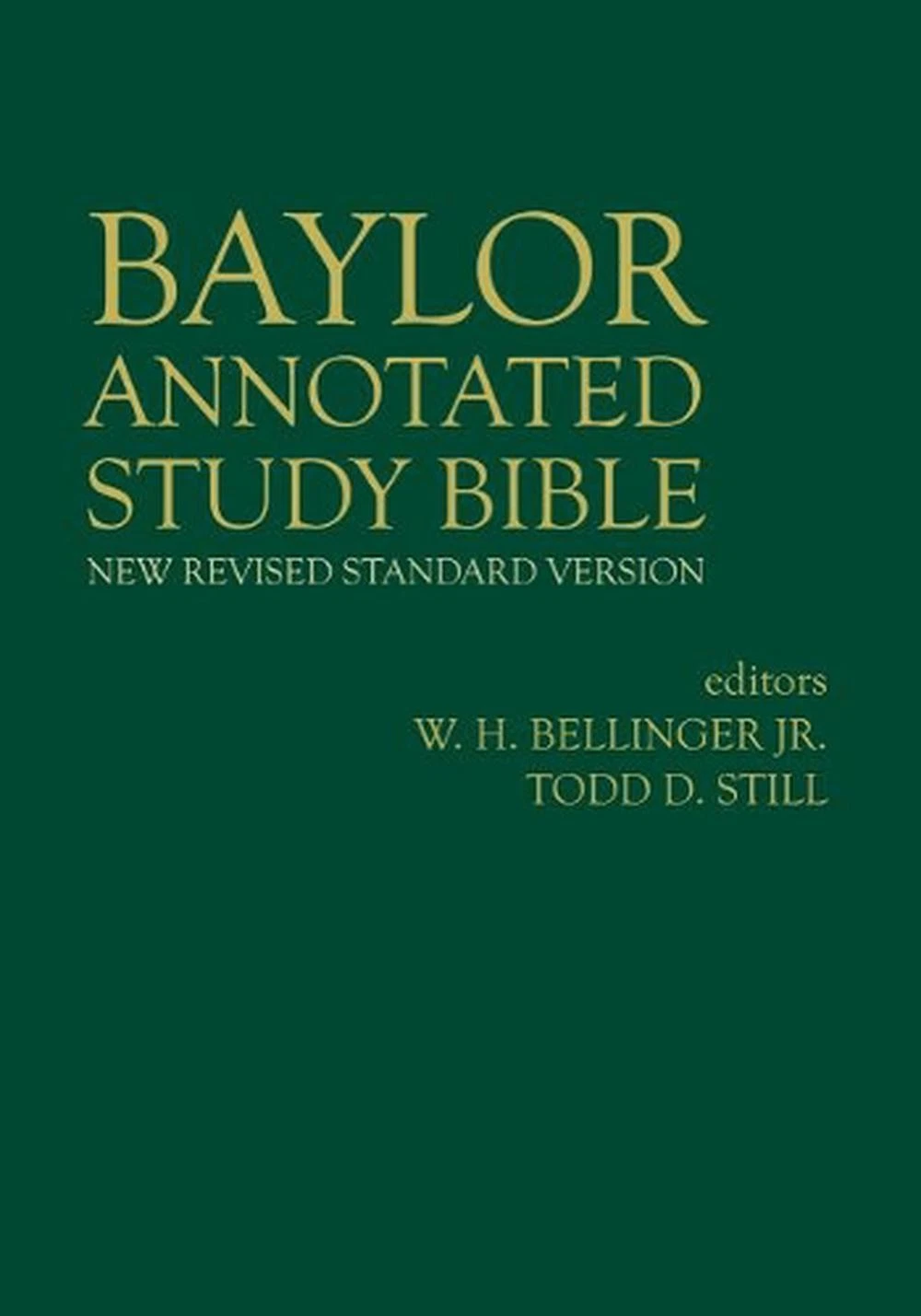 Baylor Annotated Study Bible by W H Bellinger: Used - Image 4