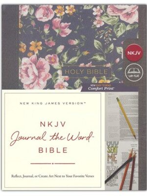 KJV Journal The Word Bible Red Letter Edition [Floral]: Reflect, Journal, or Create Art Next to Your Favorite Verses