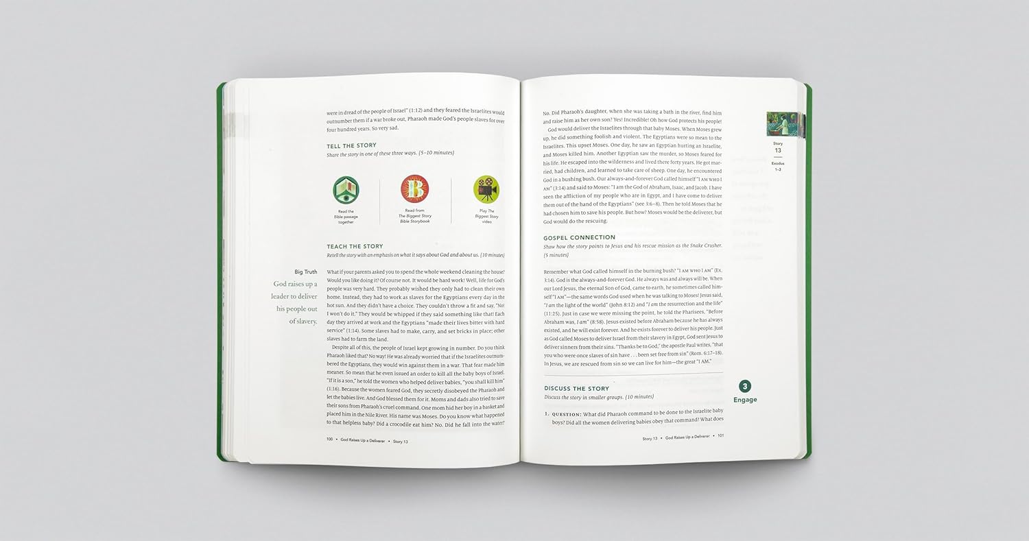 The Biggest Story Curriculum, Volume 1: Pentateuch (Stories 1–20) (Volume Vol 1) by Crossway Publishers (Author), Don Clark (Illustrator) Format: Paperback - Image 3