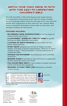 ICB, Holy Bible, Hardcover: International Children's Bible - Image 3
