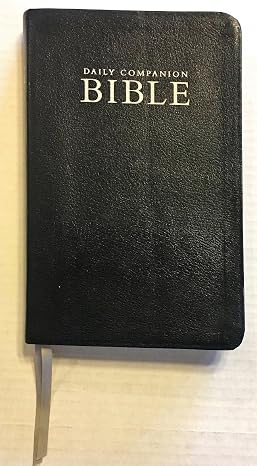 Daily Companion Bible, Bonded EcoLeather Navy - Image 3