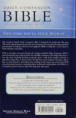 CEB Common English Daily Companion Bible Hardcover - Image 4