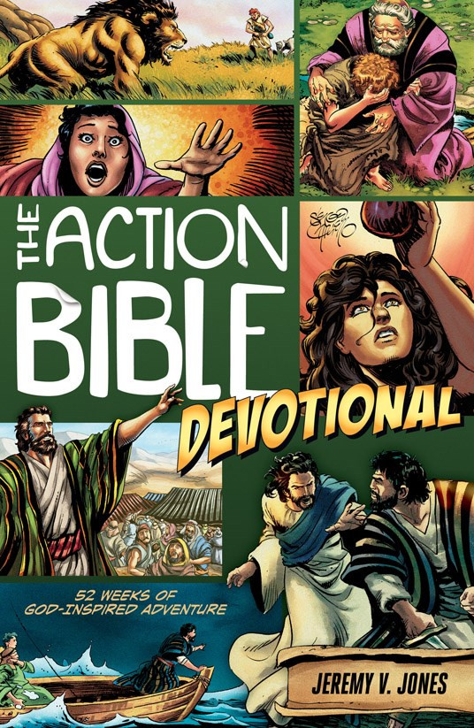 The Action Bible Devotional: 52 Weeks of God-Inspired Adventure Jeremy V. Jones , Sergio Cariello (Illustrator) - Image 6