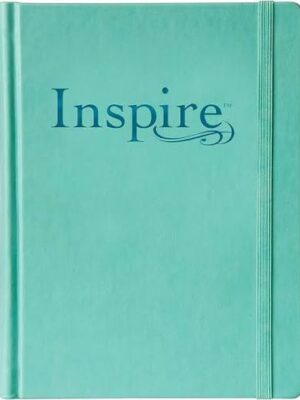 Inspire Bible NLT (Hardcover LeatherLike, Aquamarine): The Bible for Coloring & Creative Journaling