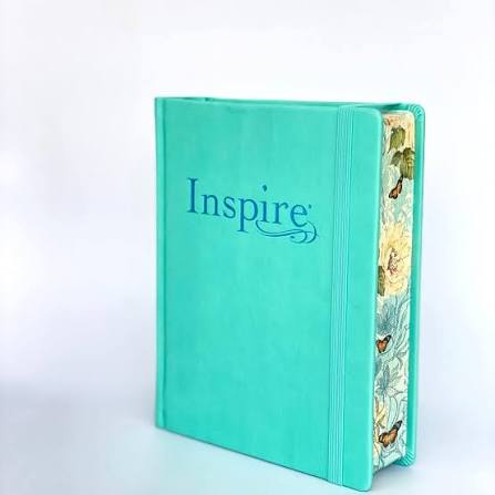 Inspire Bible NLT (Hardcover LeatherLike, Aquamarine): The Bible for Coloring & Creative Journaling - Image 3