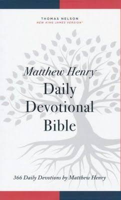 NKJV, Matthew Henry Daily Devotional Bible, Hardcover, Red Letter, Comfort Print: 366 Daily Devotions by Matthew Henry - Image 6