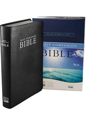 Daily Companion Bible, Bonded EcoLeather Navy
