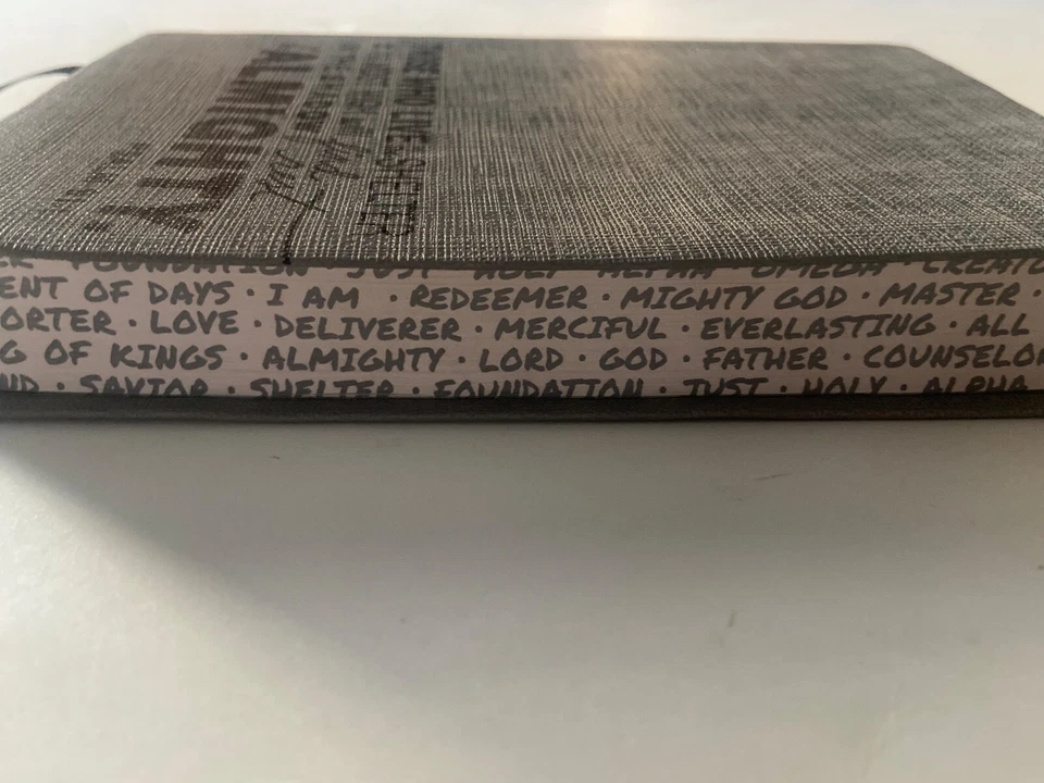 Holy Bible: New Living Translation, Psalm 91 Charcoal, Leatherlike, Teen Slimline - Image 18