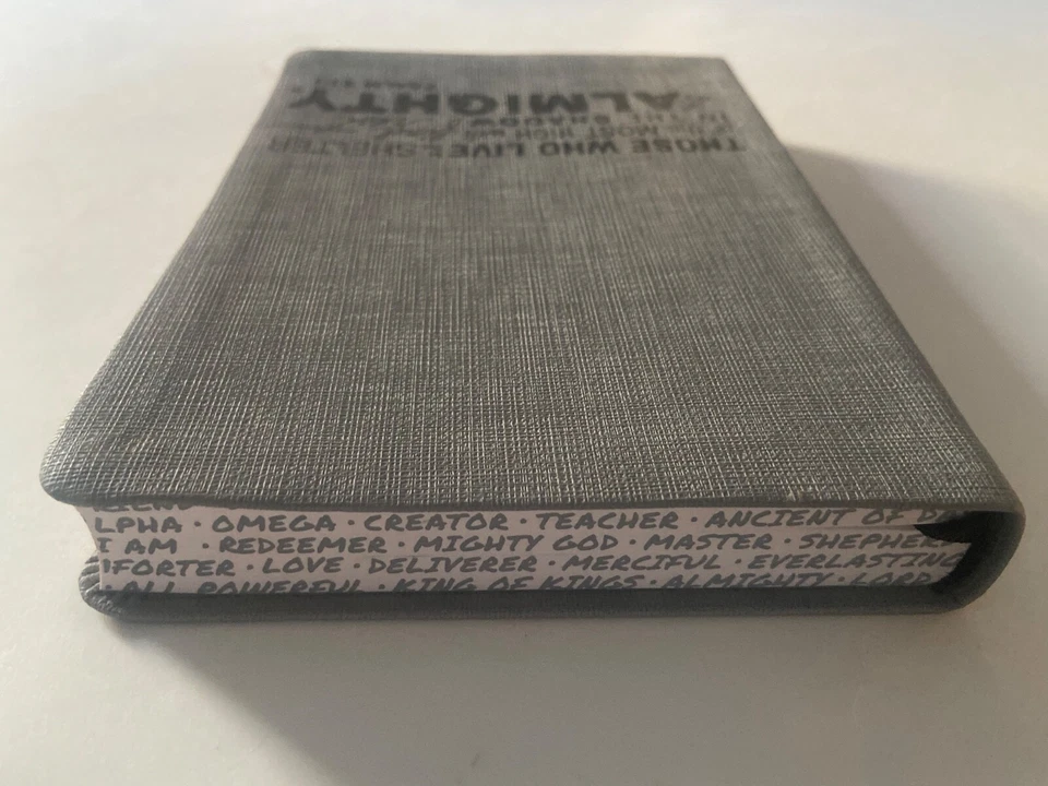 Holy Bible: New Living Translation, Psalm 91 Charcoal, Leatherlike, Teen Slimline - Image 19